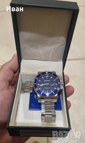 Мъжки кварцов часовник Bosch пълен комплект , снимка 2 - Мъжки - 54249438