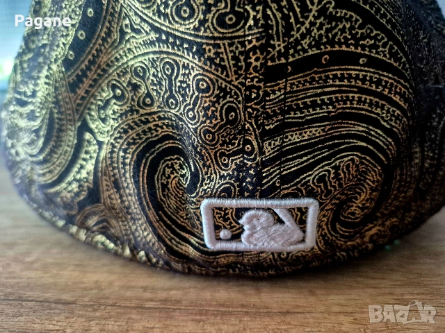 Оригинална шапка New Era 59FIFTY - NY Yankees (Paisley Gold, снимка 4 - Шапки - 54482812
