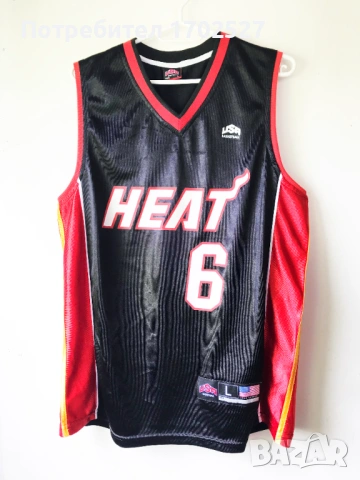 Lebron James Miami Heat Jersey - USA Basketball (баскетболен потник, размер L)