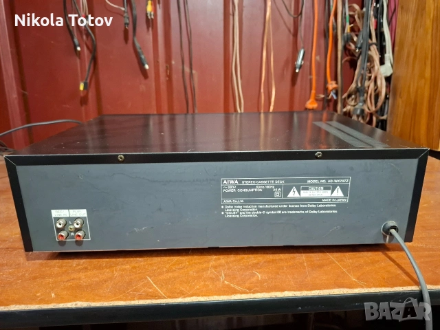 Продава се двукасетен дек Aiwa AD-WX707Z . , снимка 8 - Декове - 54919986