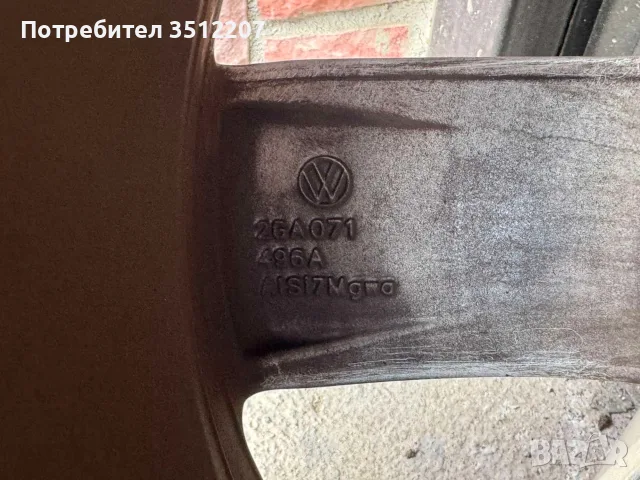 АЛУМИНИЕВИ ДЖАНТИ 16ЦОЛА Volkswagen , снимка 7 - Гуми и джанти - 55415542