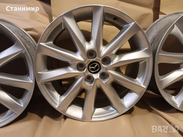 Оригинални алуминиеви джанти МАЗДА MAZDA R18 5x114.3 ET50 7J, снимка 4 - Гуми и джанти - 55137165