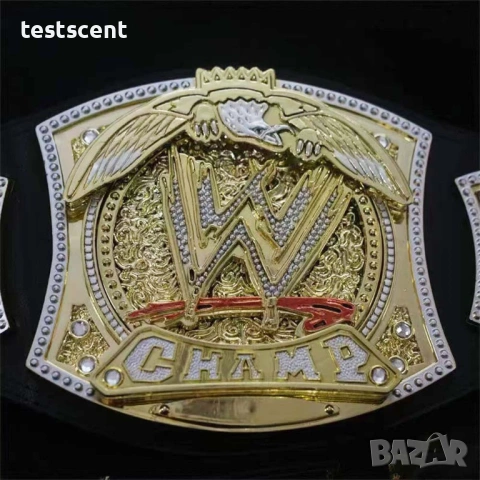 Висок клас кожен шампионски колан WWE 2010 John Cena  Spinner Championship Belt Mattel Replica Toy, снимка 5 - Фен артикули - 54697092