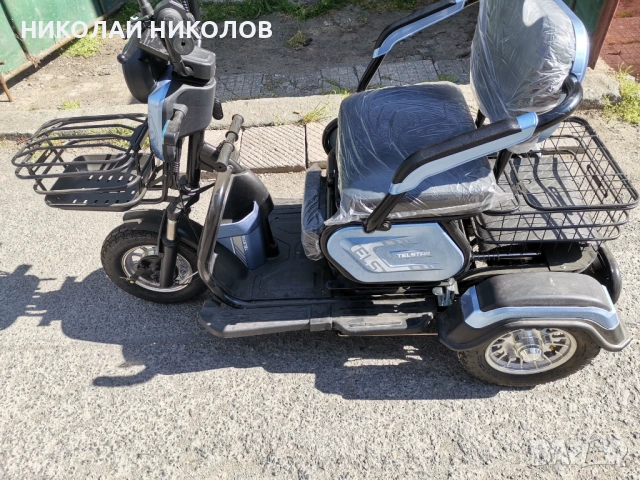 Електрическа двуместна триколка, снимка 2 - Инвалидни скутери - 54576938