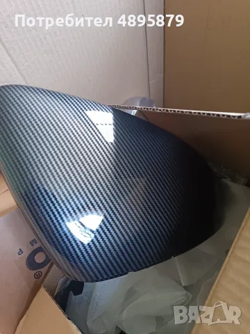 Карбонови капаци за огледала. Фолцваген, снимка 2 - Части - 55400861