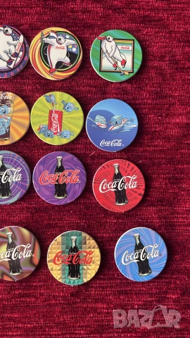 редки винтидж Coca-Cola POG/Milk Caps от 1996 г., част от колекцията "Coke Cap"., снимка 6 - Колекции - 55275575