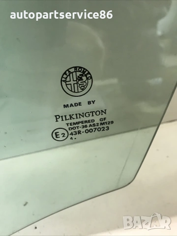 Стъкло за предна лява врата за Alfa Romeo 156 Estate (2005) 43R-007023, снимка 2 - Части - 54997206