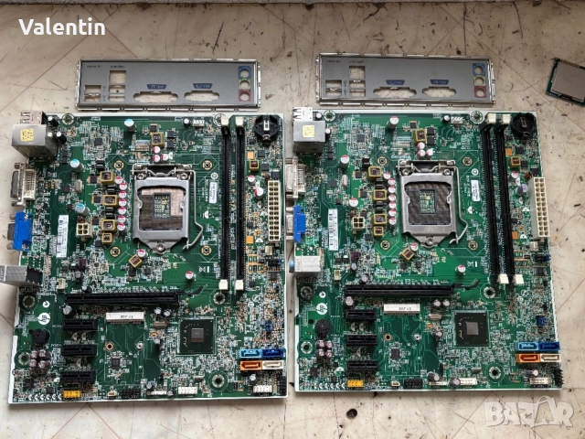 Дъно HP socket LGA1155, 2 броя в перфектно състояние + охладители