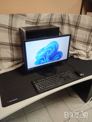 Moщен Компютър - Core i5-9500 - 16 GB DDR4 RAM - 1TB SSD + 22 Инчов Монитор + Клавиатура и Мишка, снимка 5 - Работни компютри - 54834865