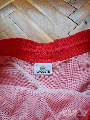 Страхотни мъжки шорти бански LACOSTE размер 4 / L , снимка 4 - Бански - 55274527