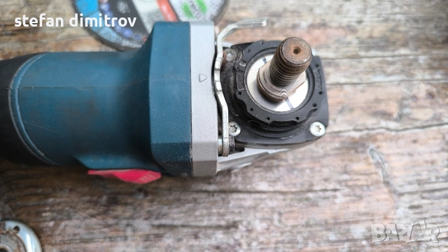 Bosch GWS 18V-7, 12.5 cm, 11000 RPM, 18 V батерия, 1.6 kg, черен/син плуз зарядно и 2 Ah батерия , снимка 9 - Ъглошлайфи - 54652029