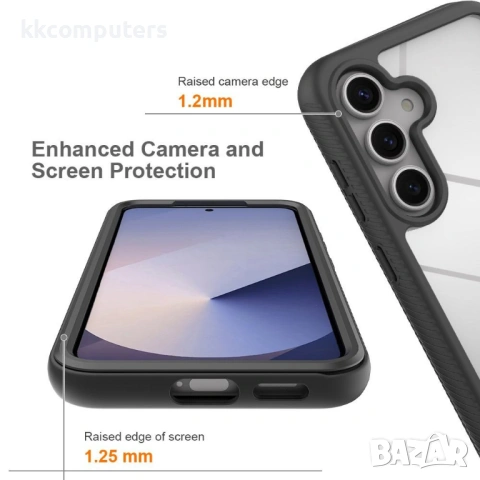 Прозрачен Калъф за Samsung Galaxy A37 5G - PC+TPU, 1.25mm защита, PET протектор, 4 цвята, снимка 6 - Калъфи, кейсове - 54053753