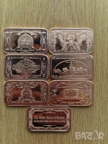 💵 1 oz медна монета – 999 медно кюлче copper coin copper bar, снимка 4 - Нумизматика и бонистика - 54685334