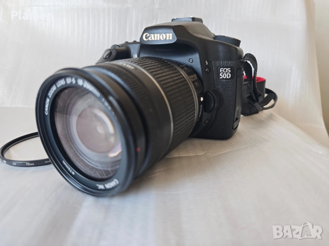 Canon EOS 50D + EF-S 18-200mm IS + Батериен грип и аксесоари , снимка 2 - Фотоапарати - 55165662
