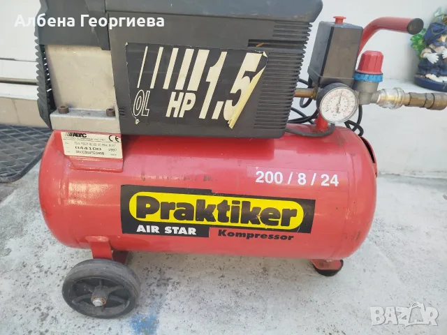  Компресор Praktiker Air Star, снимка 3 - Компресори - 55680595