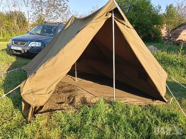 Стара руска военна палатка брезент иркуцк 5 местна шатра типи, снимка 9 - Палатки - 54426973