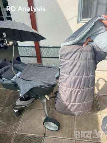 Stokke Xplory V5 Бебешка количка, снимка 4 - Детски колички - 54900083