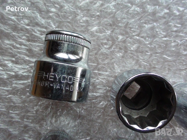 HEYCO No.50-12 - MADE IN GERMANY - ORIGINAL HEYCO - 10 броя 12-стенни ПРОФЕСИОНАЛНИ цолови Вложки !!, снимка 6 - Гедорета - 52241932