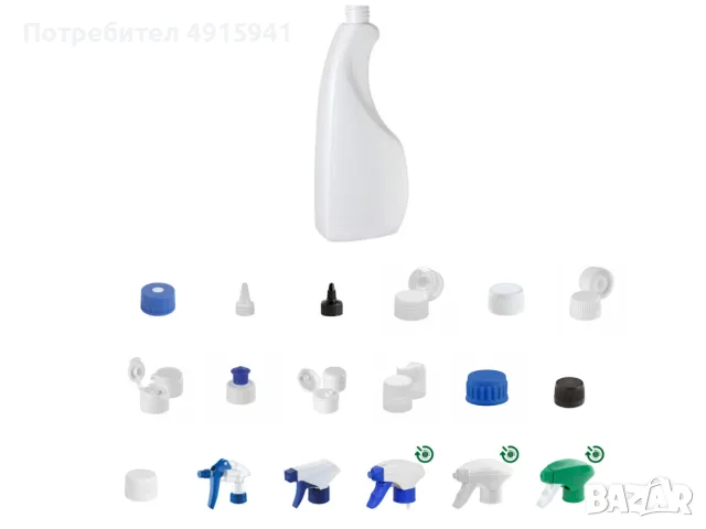 HDPE бутилка 750 мл, бяла, 28/410, снимка 3 - Буркани, бутилки и капачки - 55627902
