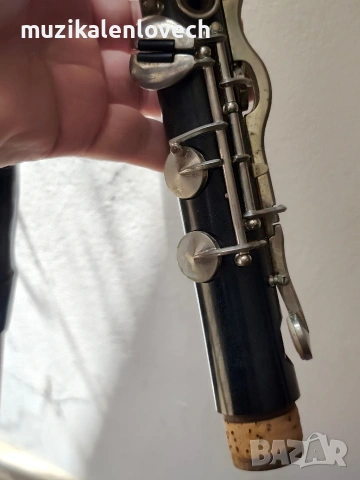 Vintage Amati Kraslice Wooden Clarinet /German System/ Made in Czechoslovakia кларинет с куфар, снимка 12 - Духови инструменти - 55206116