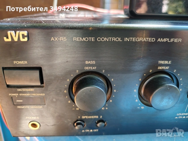 Усилвател JVC AX-R5, снимка 2 - Ресийвъри, усилватели, смесителни пултове - 54987038