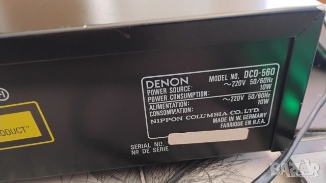 Denon DCD-560 , снимка 9 - Други - 55078779