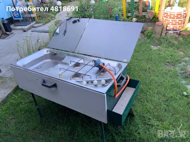 Комбинирана мивка с газови котлони, снимка 2 - Котлони - 54954077