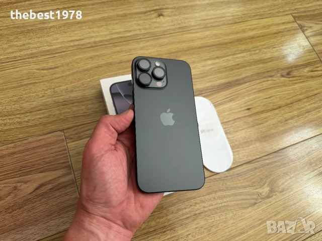 iPhone 16 Pro Max 256GB Black Titanium/Батерия 89%, снимка 3 - Apple iPhone - 55079812