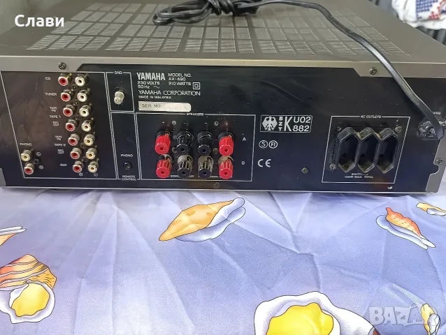 Усилвател YAMAHA AX-490 , снимка 7 - Ресийвъри, усилватели, смесителни пултове - 55614447