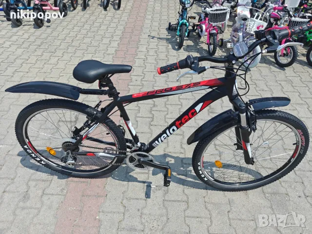 PA Алуминиев велосипед 27.5" PRO черен/червен, снимка 3 - Велосипеди - 55553505