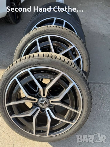 Mercedes W213 AMG джанти 19’ + нови зимни гуми Hankoon Evo 2024, снимка 3 - Гуми и джанти - 54724865