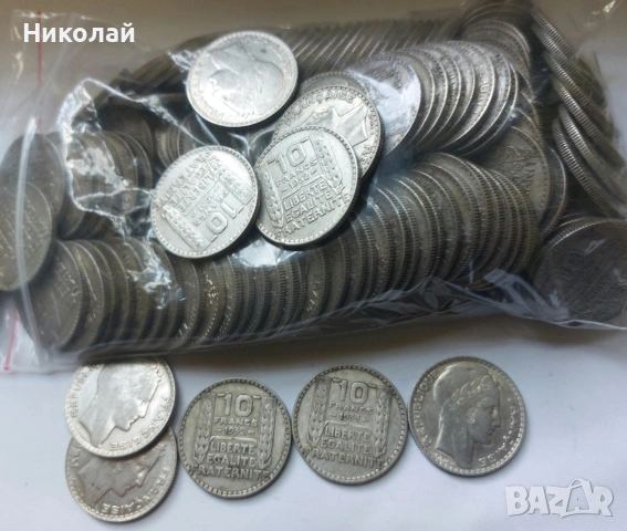10 френски франка сребро (1929 - 1939) - сребърна монета
