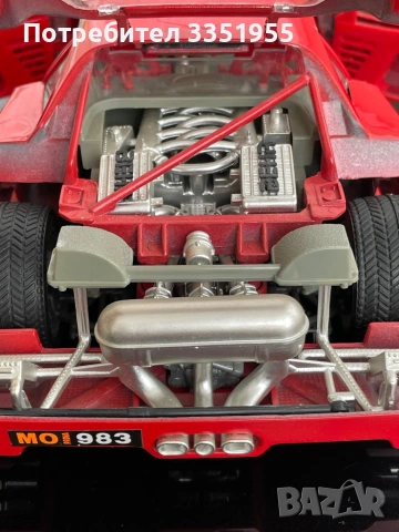 Ретро модел Ferrari F40 1/18, снимка 12 - Колекции - 54409014
