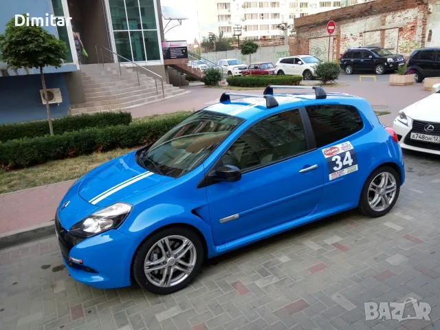 Renault Clio III Оригинален багажник за покрив (напречни греди, рейлинг, релси), снимка 2 - Аксесоари и консумативи - 55665416
