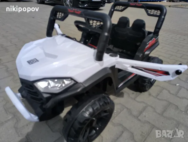 TEXAS акумулаторен джип FAST UTV бял, снимка 9 - Детски велосипеди, триколки и коли - 55440122