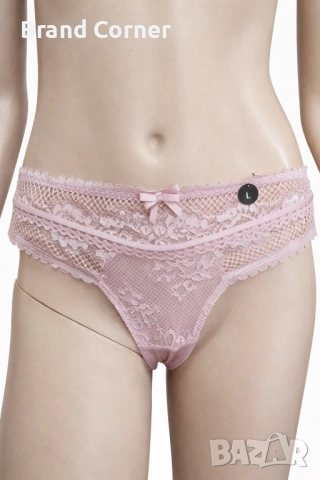 Дамско дантелено долнище Hunkemöller, размер L, нежно розово