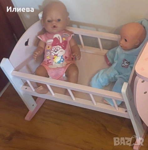 Детско дървено легло за кукли Playtive, снимка 1 - Играчки за стая - 55059178