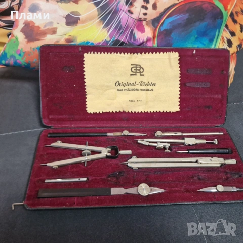 Комплект за чертане Рихтер коперник 7, снимка 2 - Друго - 54013201