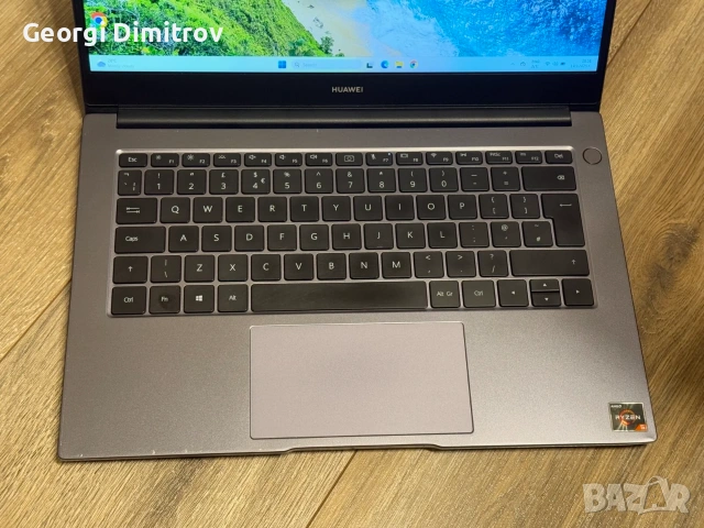 huawei matebook D14 Ryzen 5-3500U/8RAM/256SSD/Full HD, снимка 2 - Лаптопи за дома - 54984250