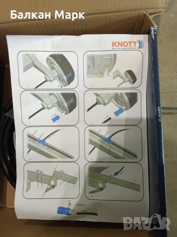 Комплект за промиване на спирачки Knott за колесар за лодка джет ремарке каравана (Einachser), снимка 6 - Аксесоари и консумативи - 55047052