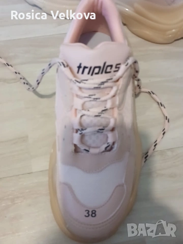Маратонки BALENCIAGA triples , снимка 7 - Маратонки - 54767160