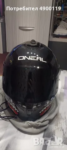 Мото каска O'NEAL Challenger Wingman Black – Размер XL + Тъмен Визьор, снимка 5 - Аксесоари и консумативи - 55640031