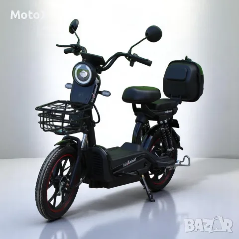 Електрически двуместен скутер – велосипед със 18″ гуми, 750W, 48V/20Ah, снимка 2 - Мотоциклети и мототехника - 55376641