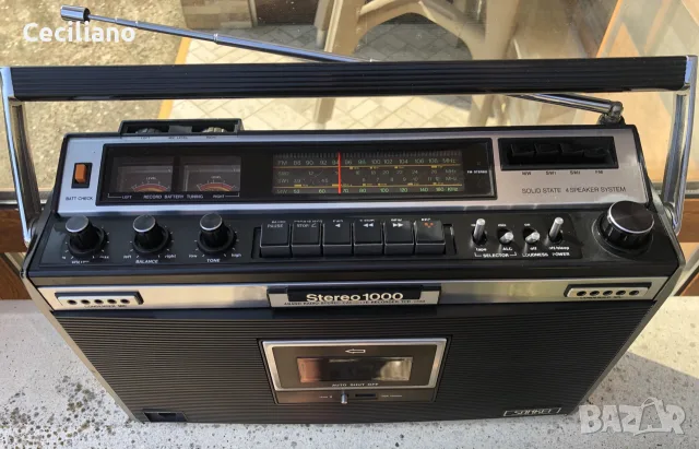 радиокасетофон SANKEI TCR-1000H(Japan) , снимка 4 - Радиокасетофони, транзистори - 55554936