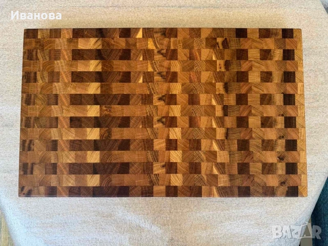 Енд грейн дъска за рязане и сервиране, снимка 3 - Аксесоари за кухня - 51433365