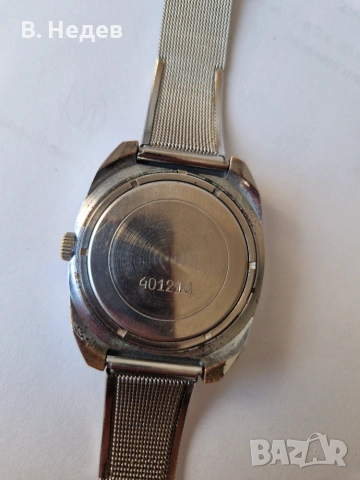 SLAVA, 21 jewels, cal. 2414, каса 38мм, ръчно навиване, USSR, TOP!, снимка 7 - Мъжки - 55097516