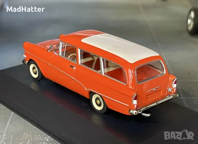 Opel Rekord A P1 Caravan / Опел Рекорд Караван - 1/43 - Minichamps, снимка 4 - Колекции - 55362879