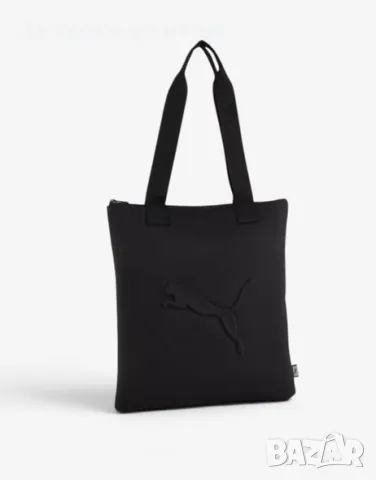 PUMA Buzz Shopper Black Черна Чанта За Ежедневие, Тренировки И Пътуване Код P2863, снимка 4 - Чанти - 55499919