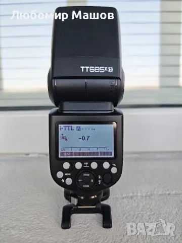 Светкавица Godox - TT685IIN, 76Ws Nikon , снимка 4 - Светкавици, студийно осветление - 55546988