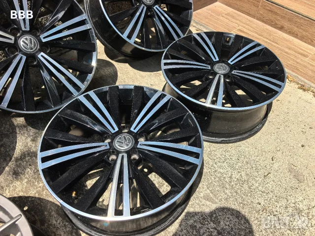 18ки 5х112 7J ET43 CB 57.1mm Vw , снимка 3 - Гуми и джанти - 55607312